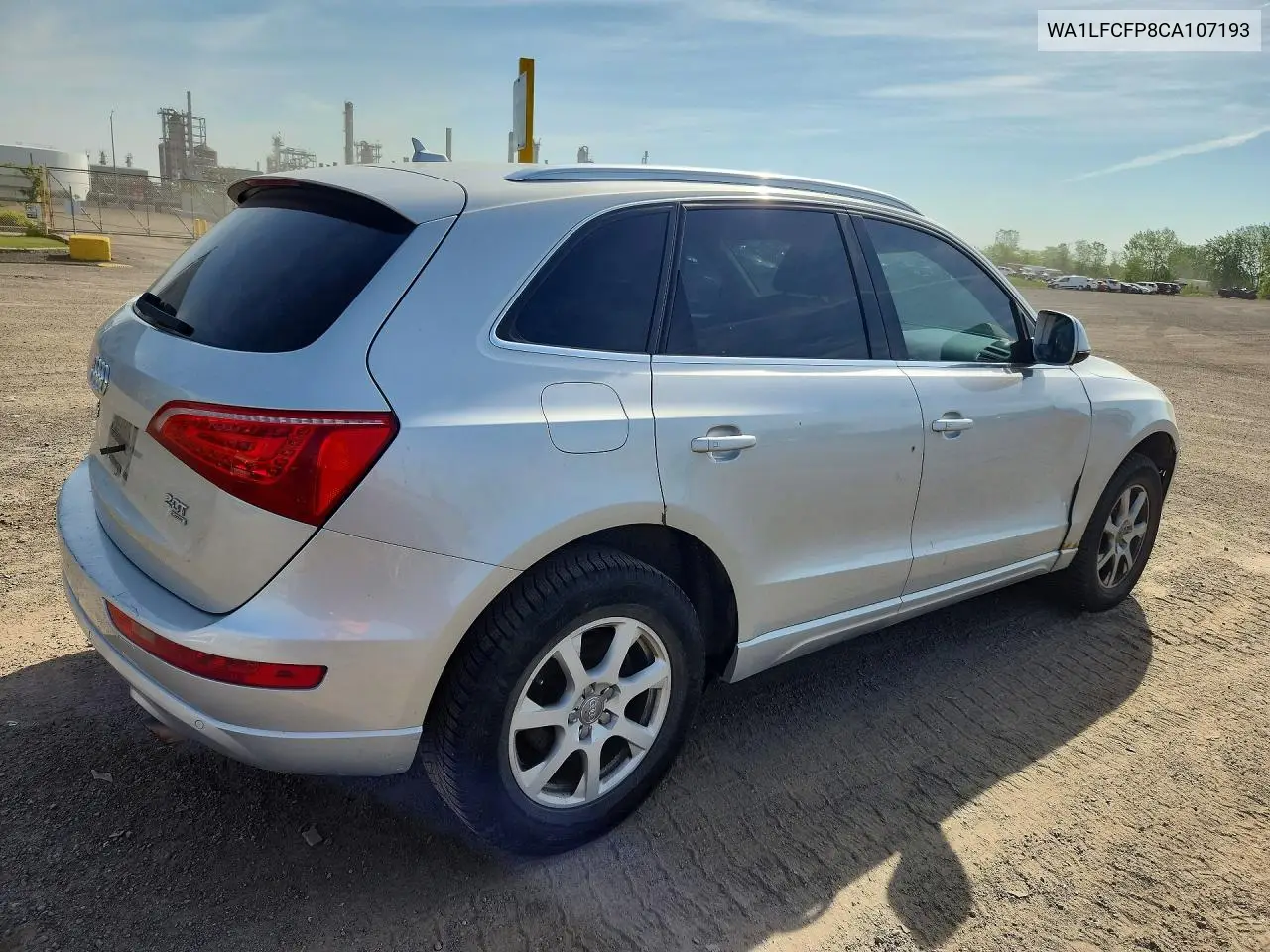 2012 Audi Q5 Premium Plus VIN: WA1LFCFP8CA107193 Lot: 56049676