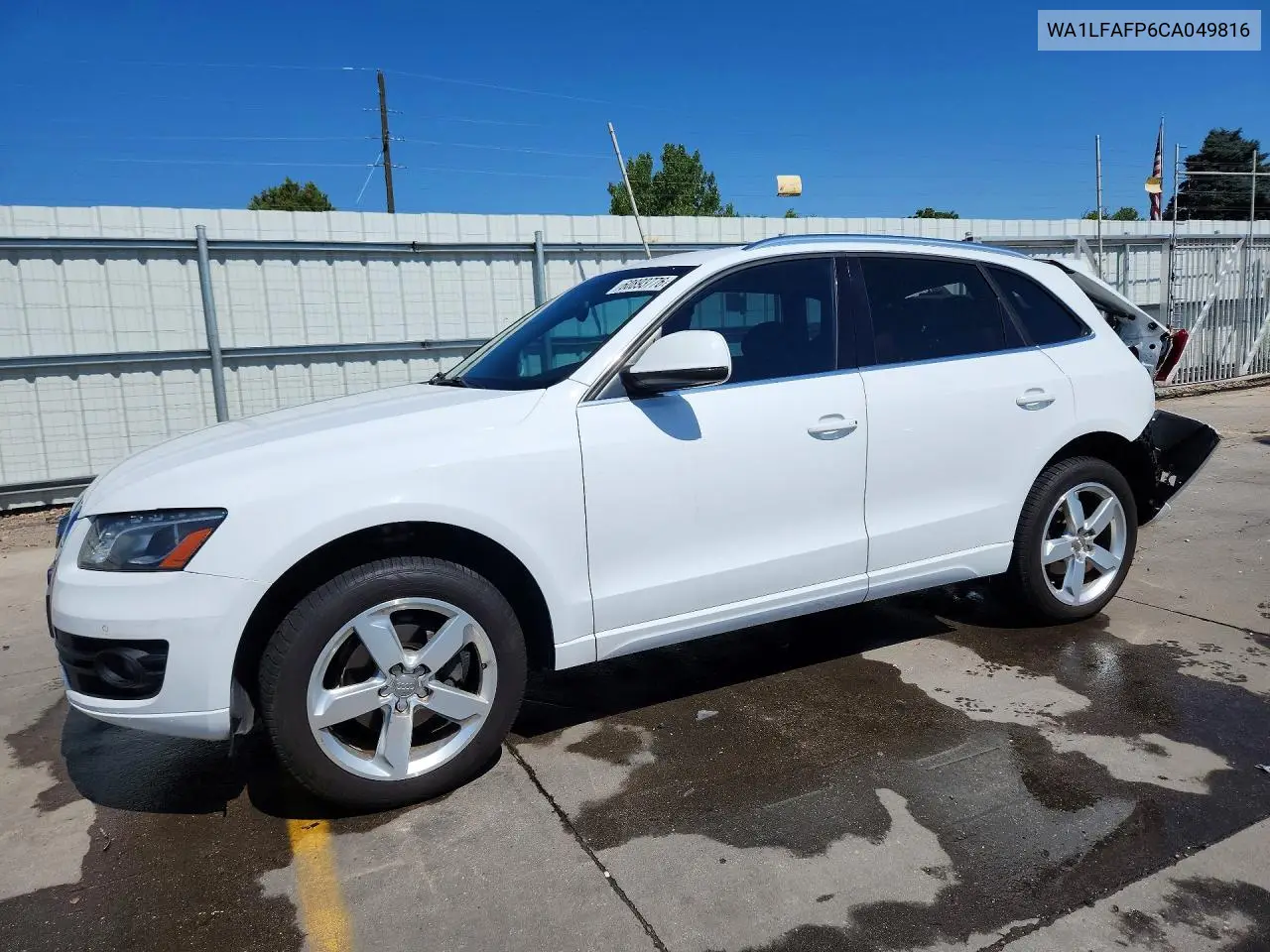2012 Audi Q5 Premium Plus VIN: WA1LFAFP6CA049816 Lot: 60893776