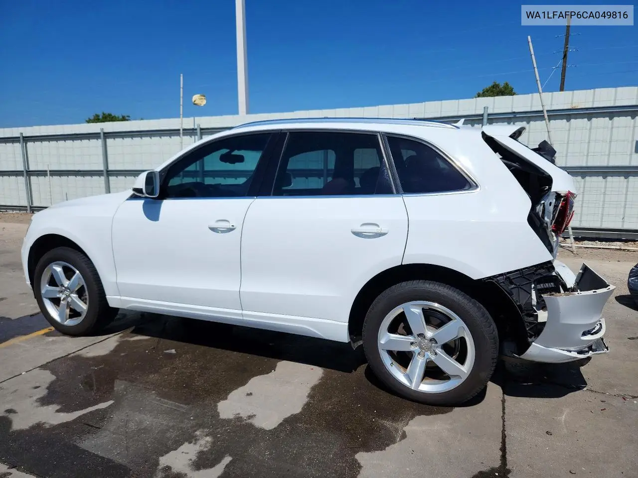2012 Audi Q5 Premium Plus VIN: WA1LFAFP6CA049816 Lot: 60893776