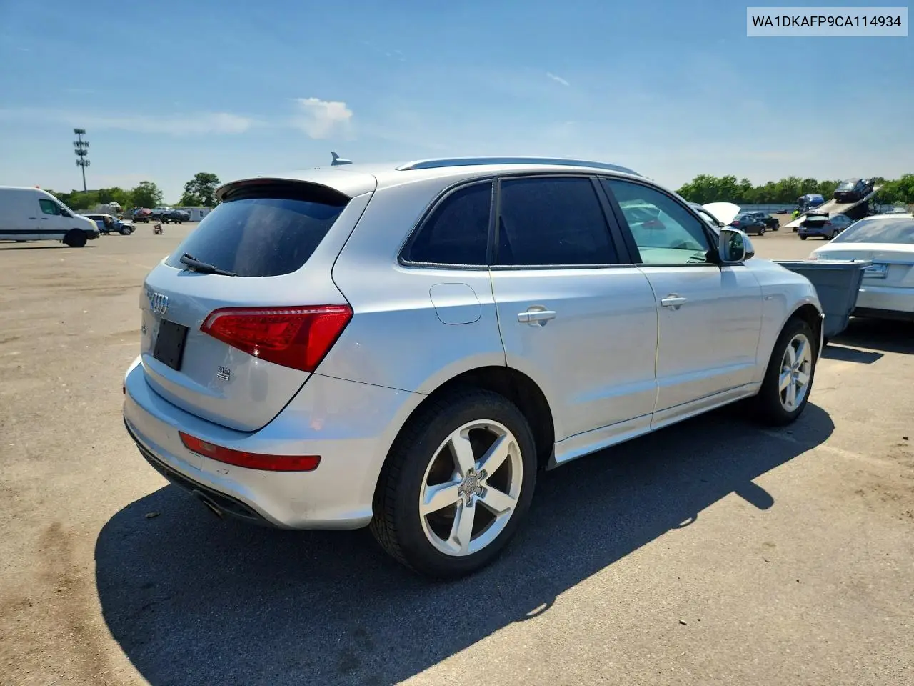 2012 Audi Q5 Premium Plus VIN: WA1DKAFP9CA114934 Lot: 61900206