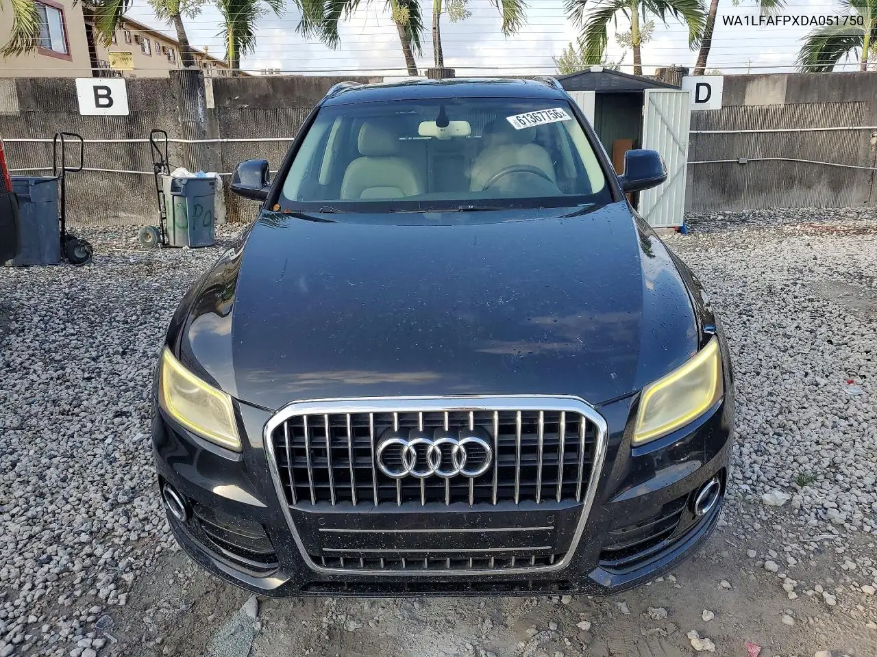 2013 Audi Q5 Premium Plus VIN: WA1LFAFPXDA051750 Lot: 61367756