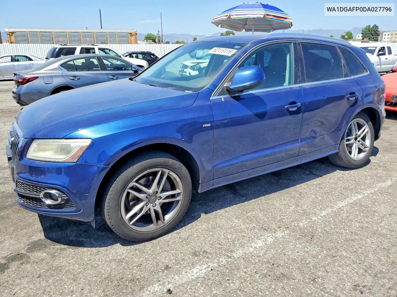 2013 Audi Q5 Premium Plus VIN: WA1DGAFP0DA027796 Lot: 62119116