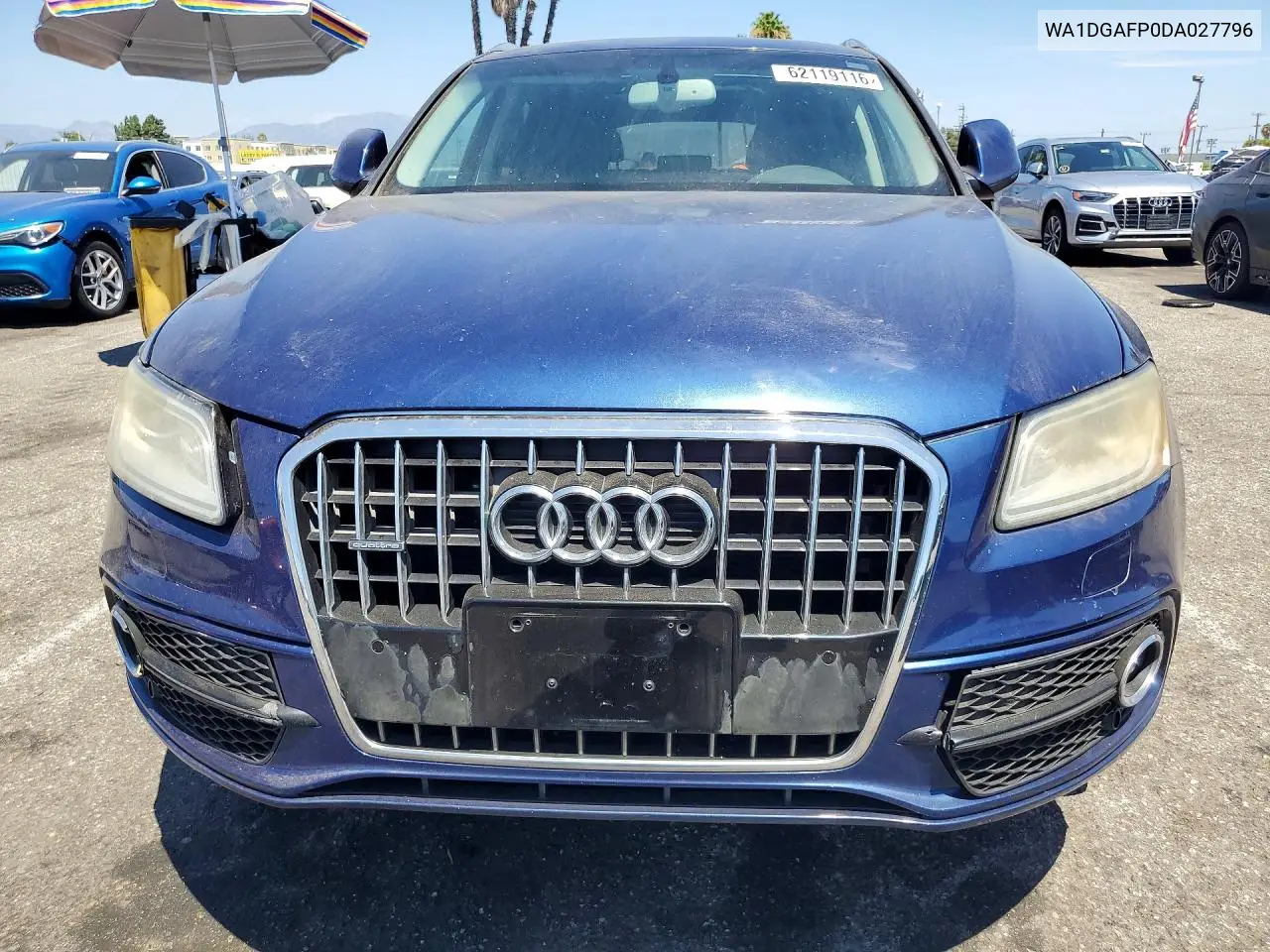 2013 Audi Q5 Premium Plus VIN: WA1DGAFP0DA027796 Lot: 62119116