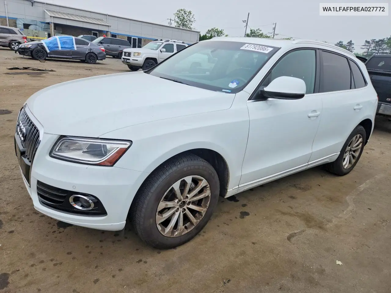 2014 Audi Q5 Premium Plus VIN: WA1LFAFP8EA027772 Lot: 61792086