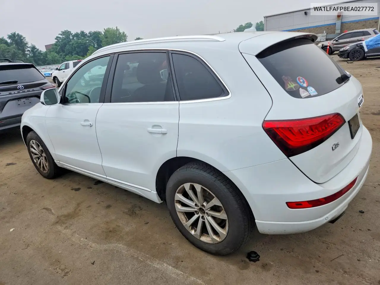 2014 Audi Q5 Premium Plus VIN: WA1LFAFP8EA027772 Lot: 61792086