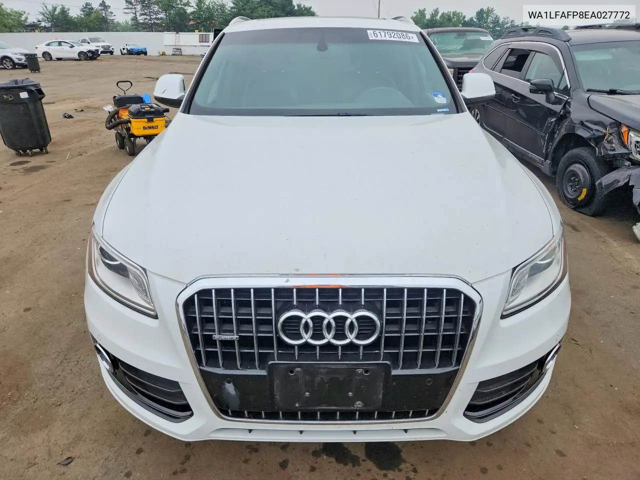 2014 Audi Q5 Premium Plus VIN: WA1LFAFP8EA027772 Lot: 61792086
