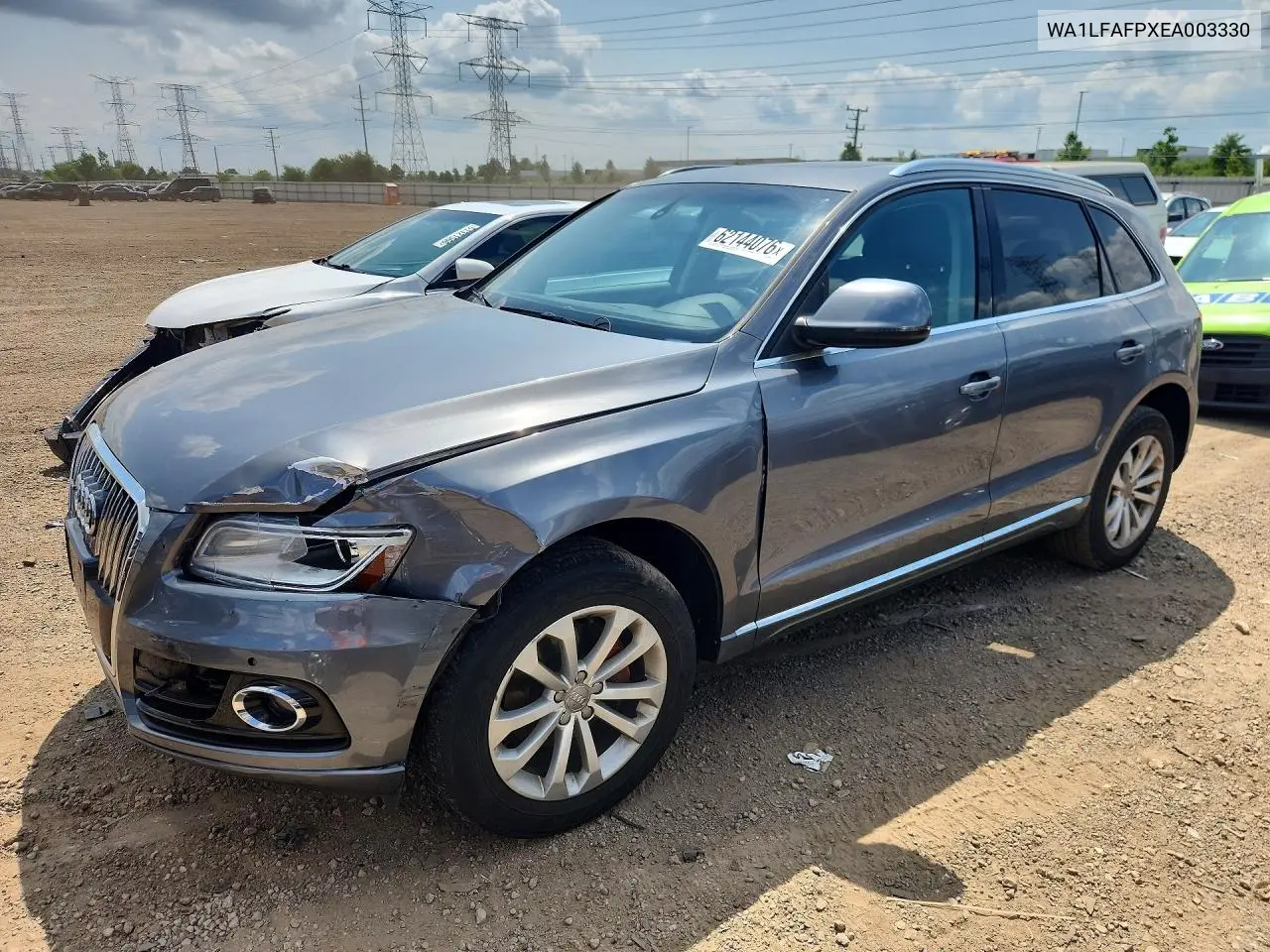2014 Audi Q5 Premium Plus VIN: WA1LFAFPXEA003330 Lot: 62144076