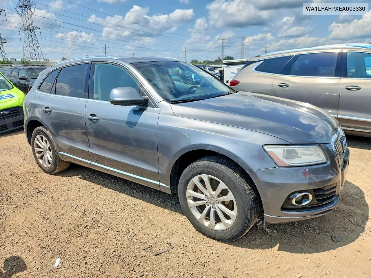 2014 Audi Q5 Premium Plus VIN: WA1LFAFPXEA003330 Lot: 62144076