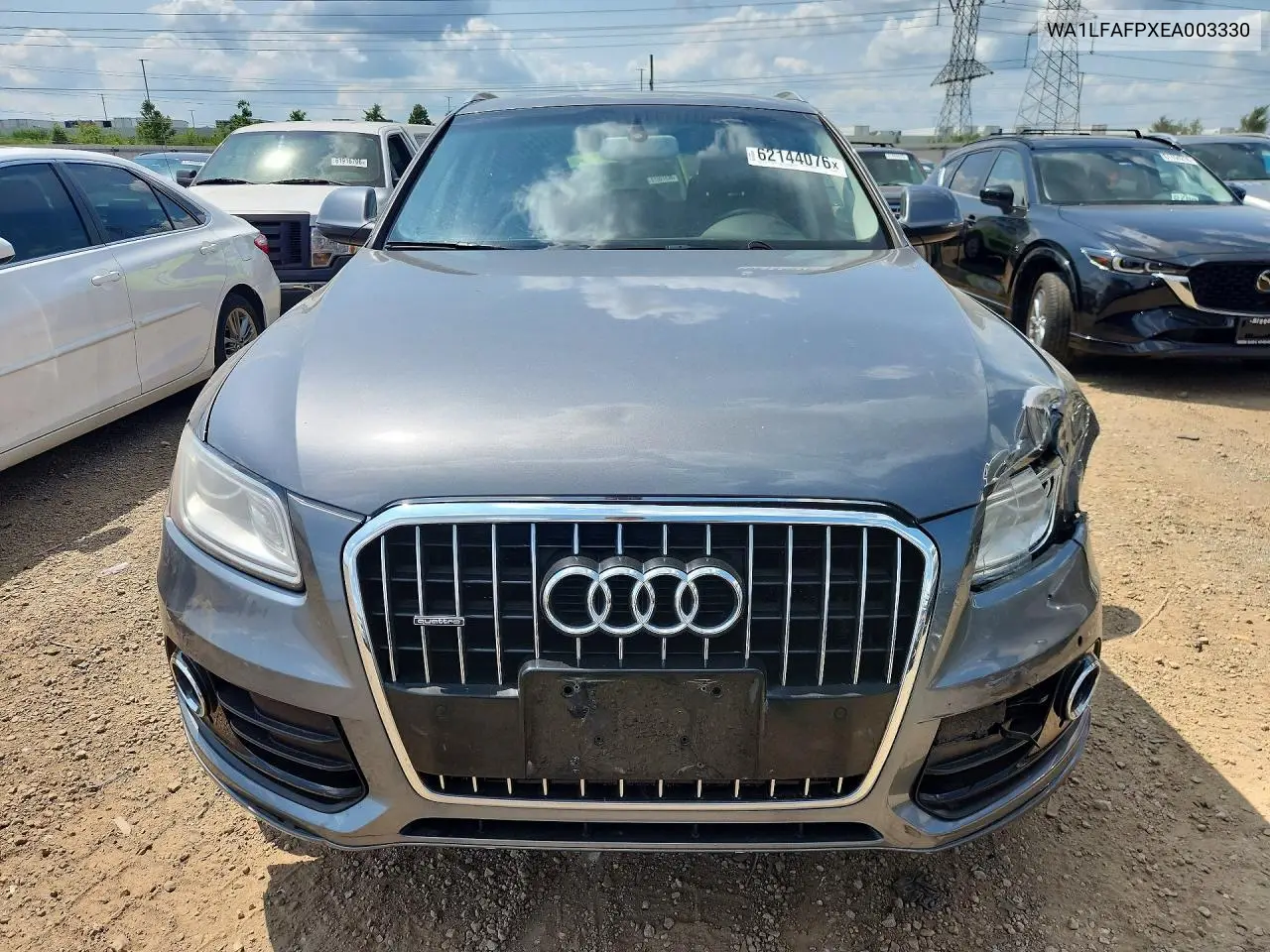 2014 Audi Q5 Premium Plus VIN: WA1LFAFPXEA003330 Lot: 62144076