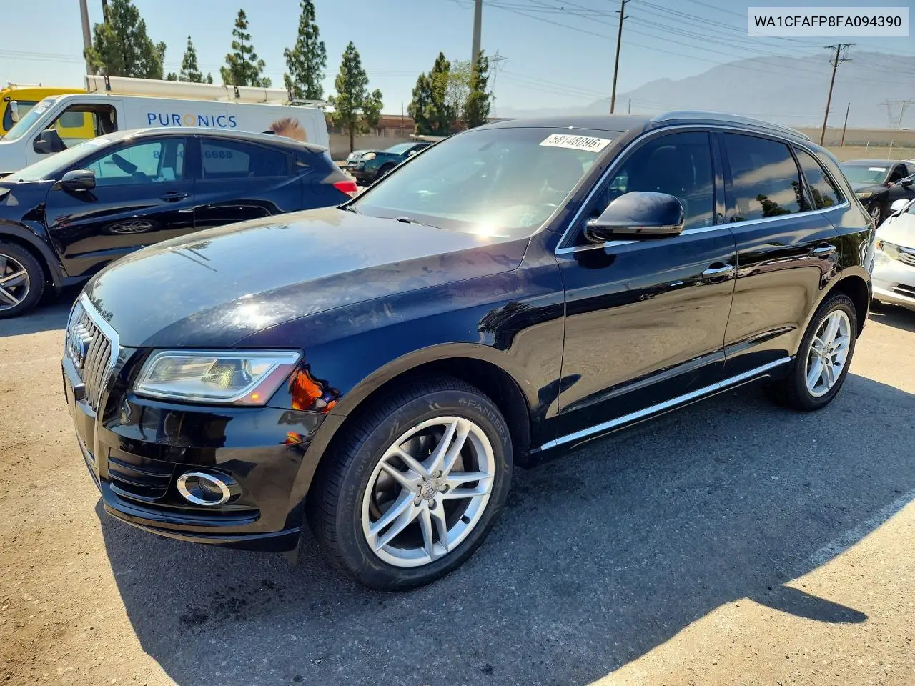 2015 Audi Q5 Premium VIN: WA1CFAFP8FA094390 Lot: 58148896
