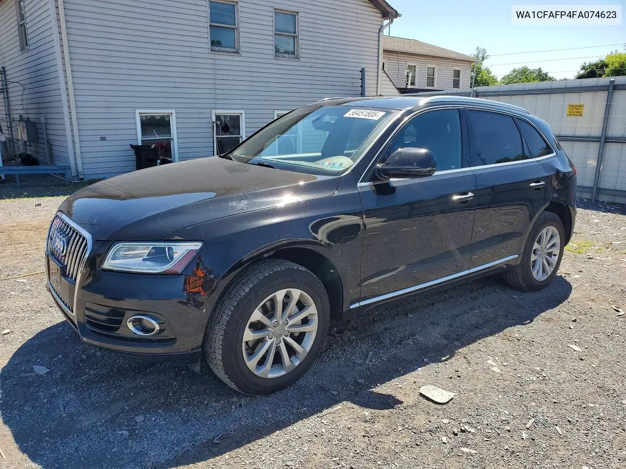 2015 Audi Q5 Premium VIN: WA1CFAFP4FA074623 Lot: 58451806