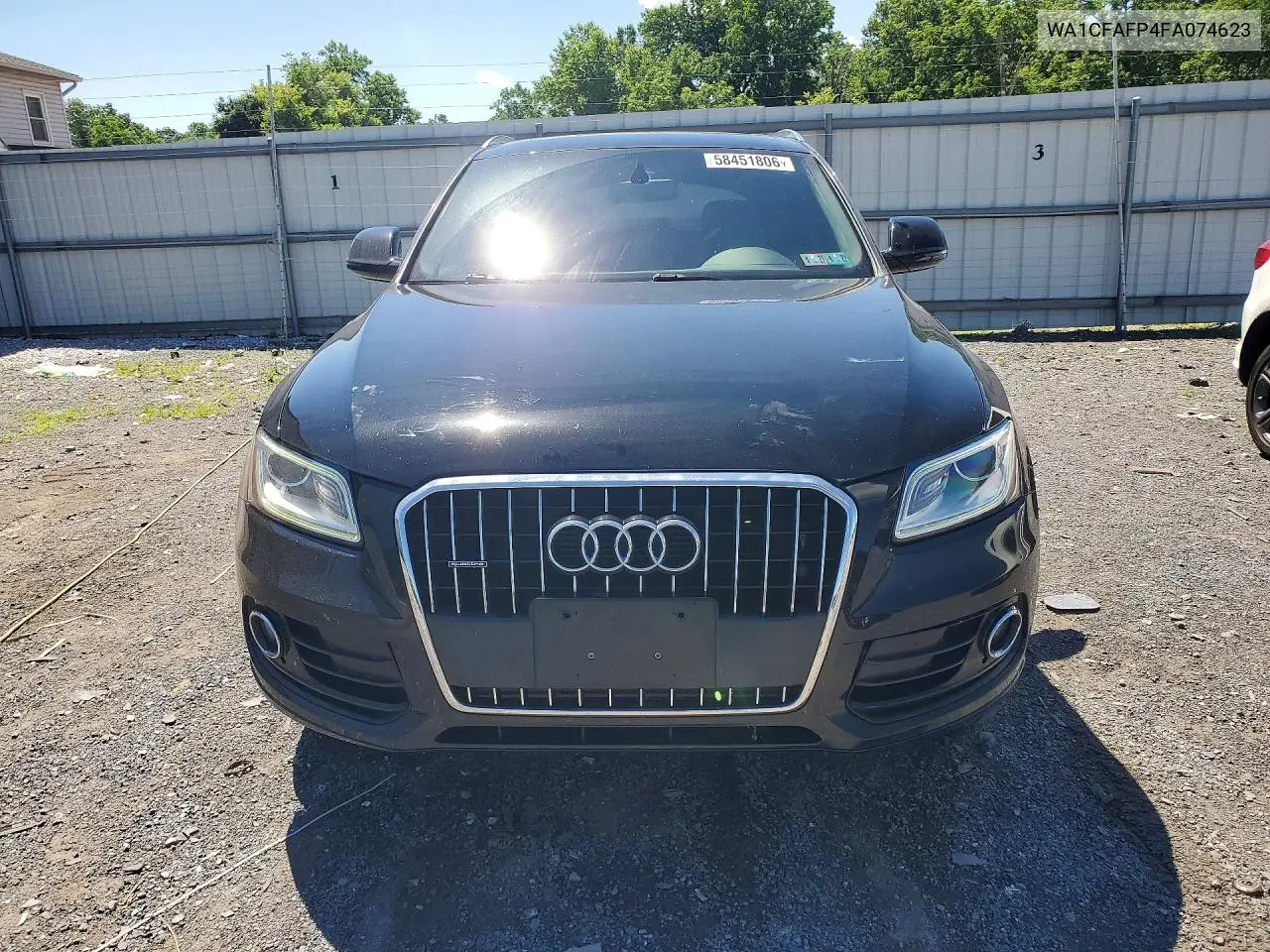 2015 Audi Q5 Premium VIN: WA1CFAFP4FA074623 Lot: 58451806