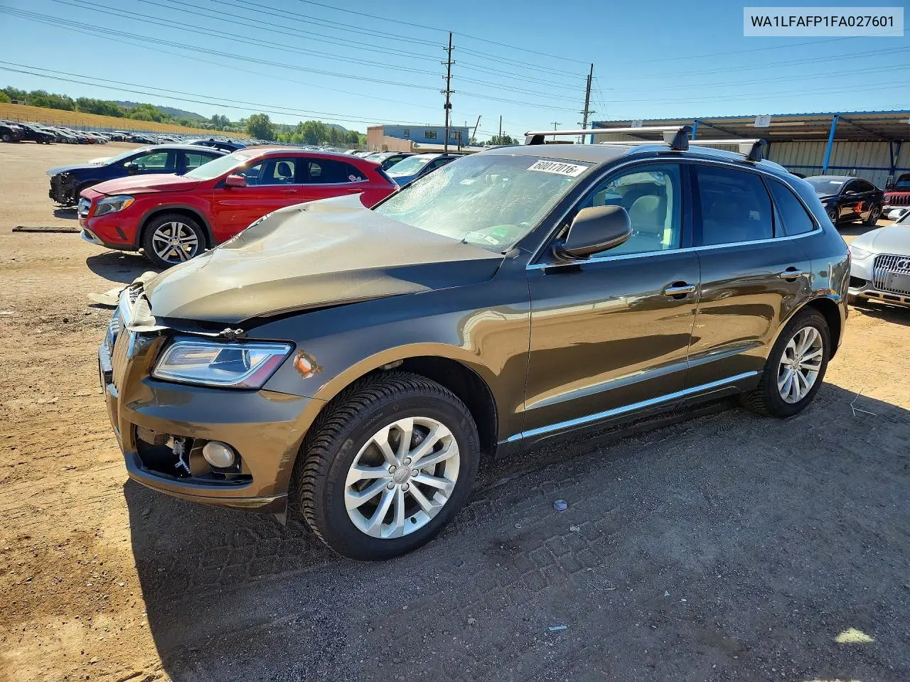 2015 Audi Q5 Premium Plus VIN: WA1LFAFP1FA027601 Lot: 60017016