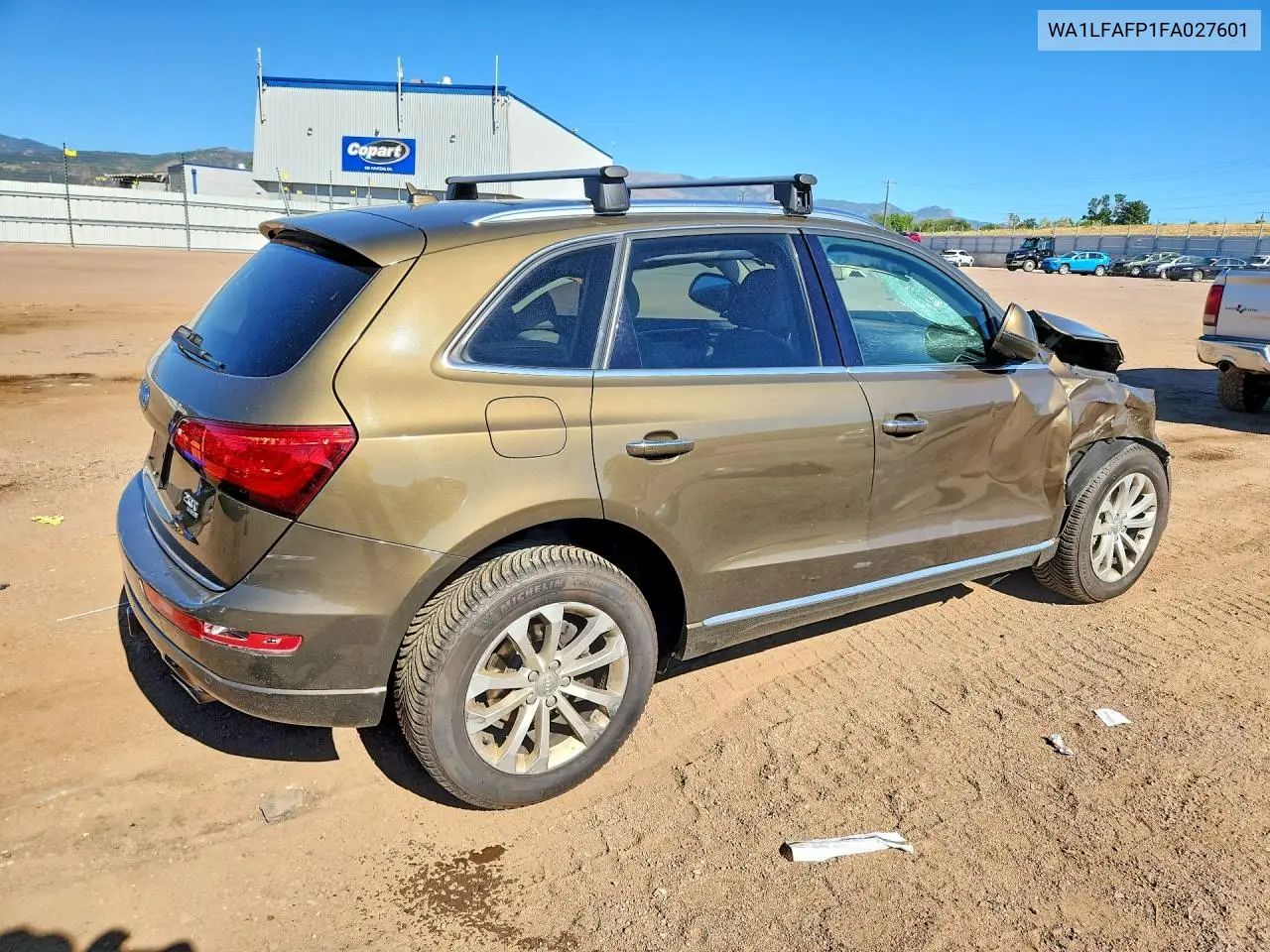 2015 Audi Q5 Premium Plus VIN: WA1LFAFP1FA027601 Lot: 60017016