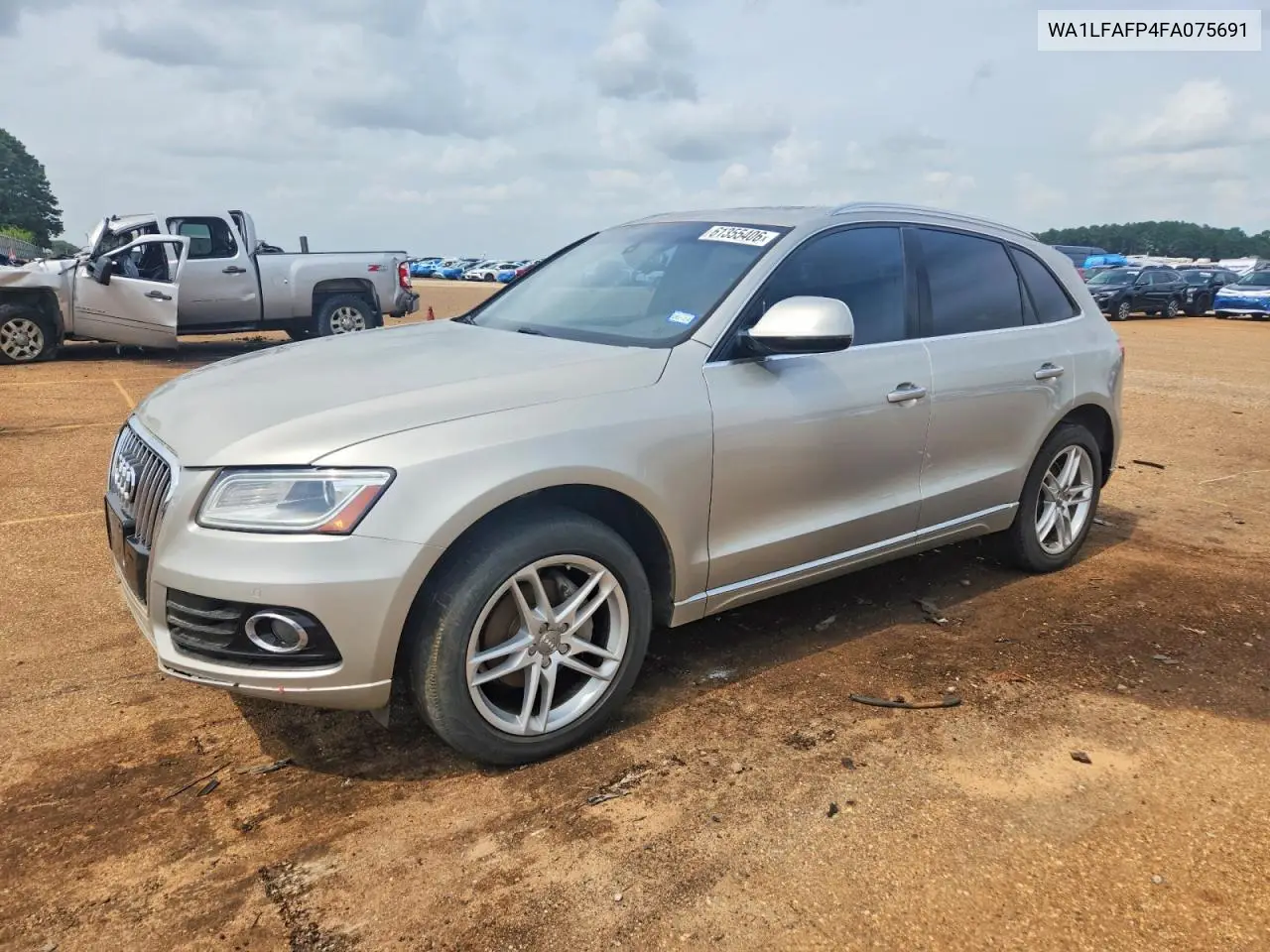 2015 Audi Q5 Premium Plus VIN: WA1LFAFP4FA075691 Lot: 61355406
