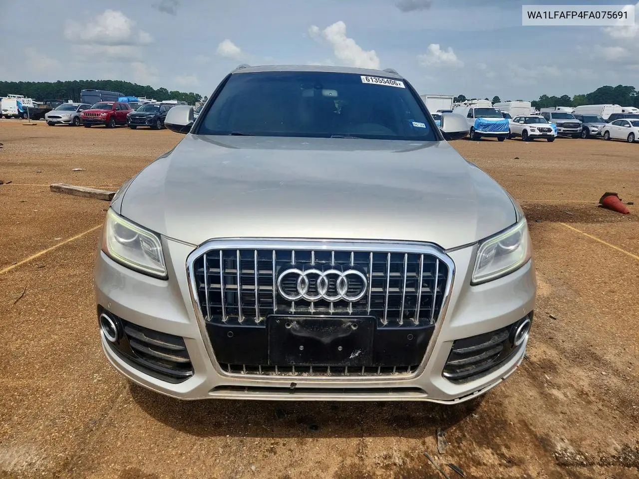2015 Audi Q5 Premium Plus VIN: WA1LFAFP4FA075691 Lot: 61355406