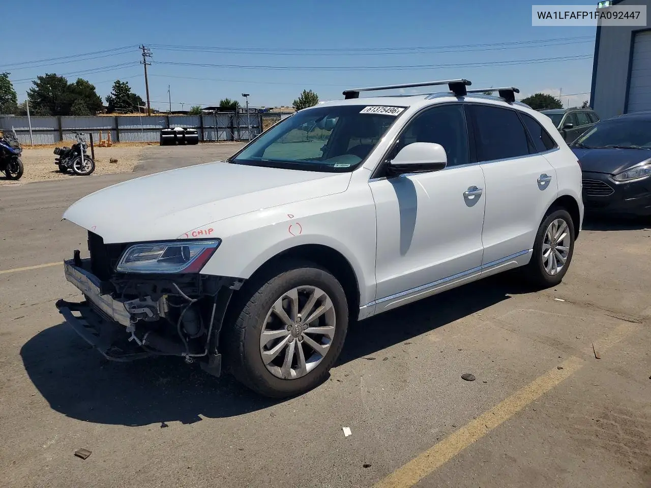 2015 Audi Q5 Premium Plus VIN: WA1LFAFP1FA092447 Lot: 61375496