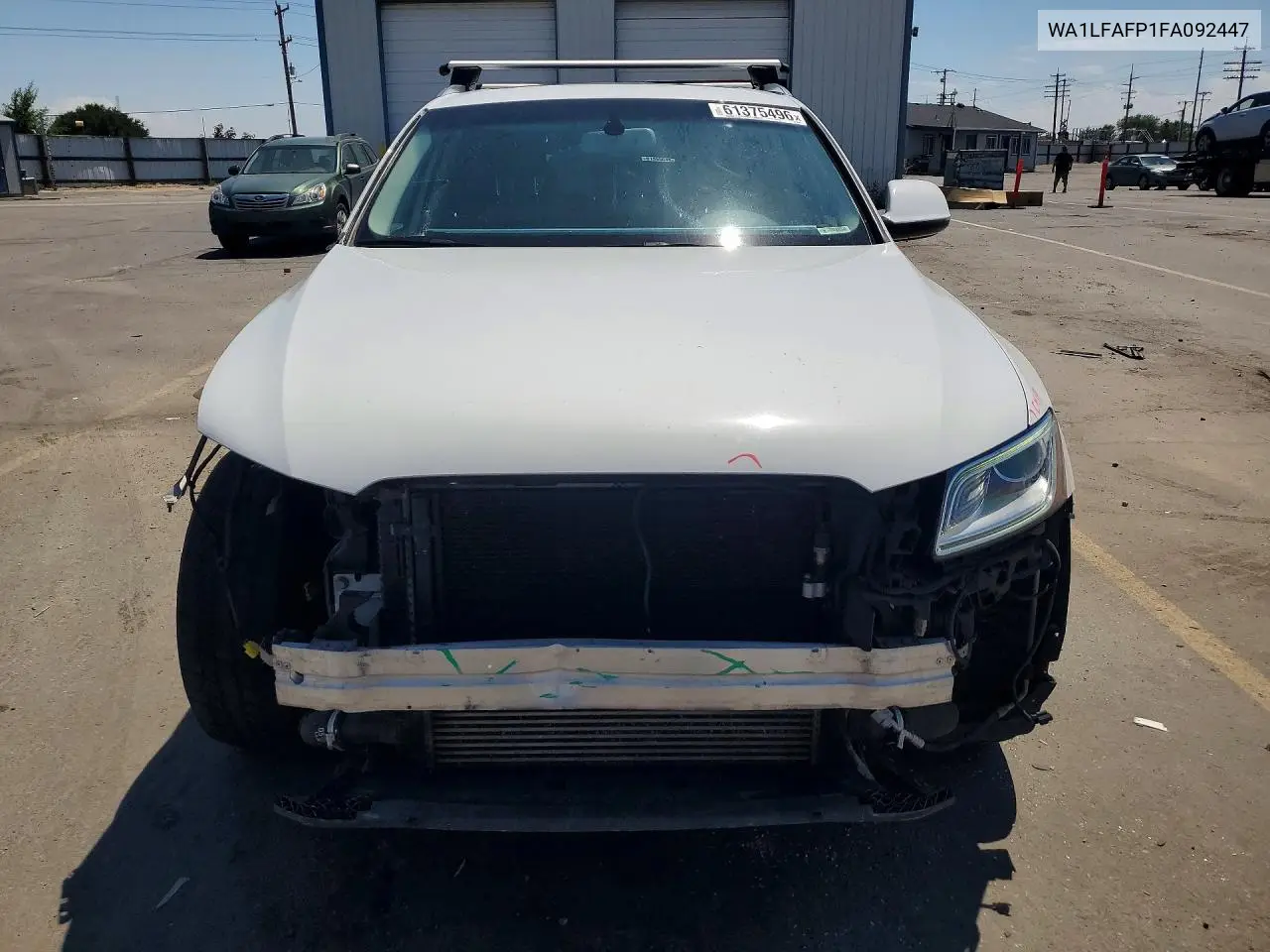 2015 Audi Q5 Premium Plus VIN: WA1LFAFP1FA092447 Lot: 61375496