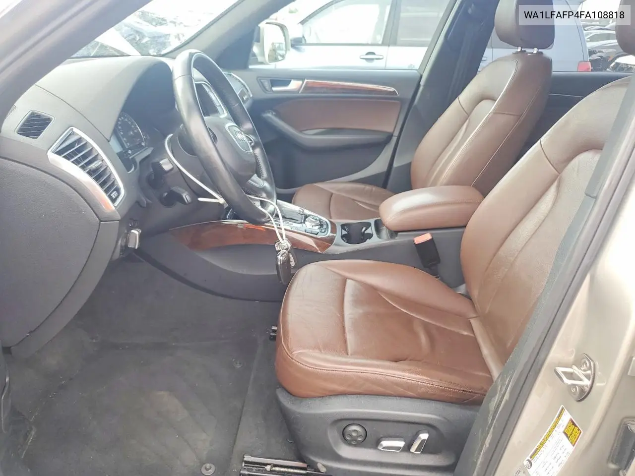 2015 Audi Q5 Premium Plus VIN: WA1LFAFP4FA108818 Lot: 61769166