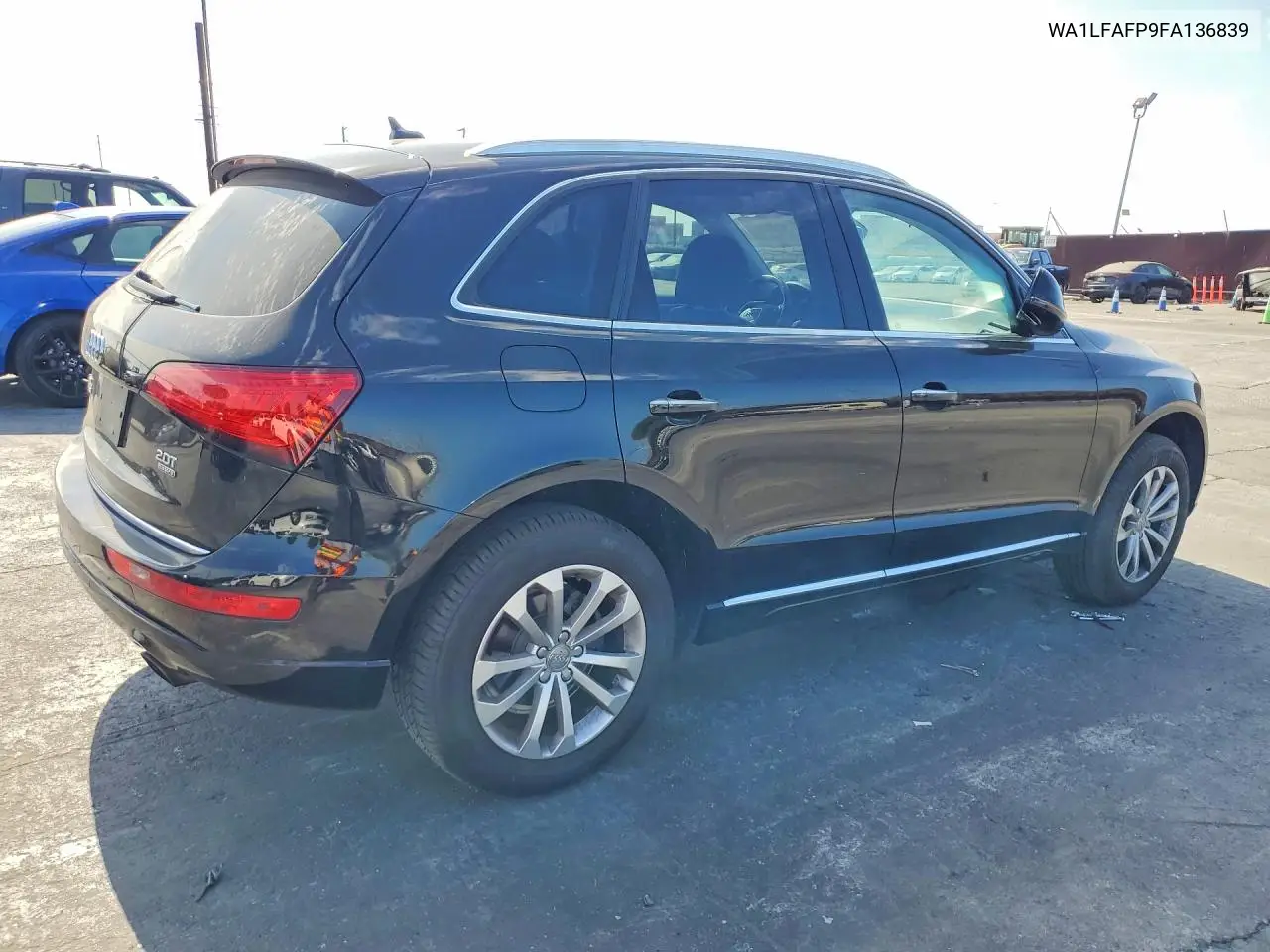 2015 Audi Q5 Premium Plus VIN: WA1LFAFP9FA136839 Lot: 62166126