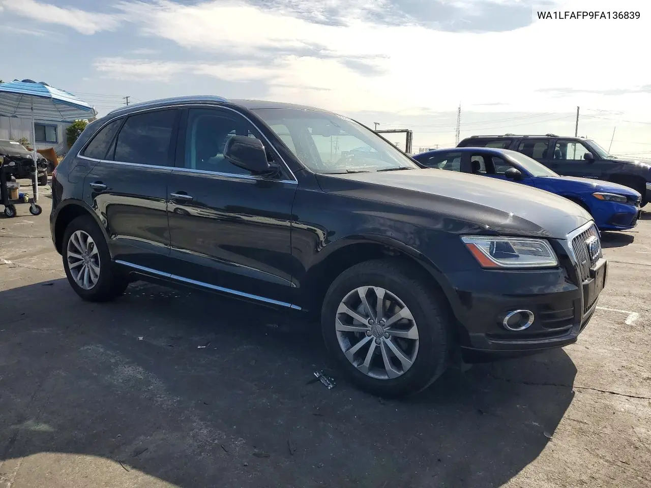 2015 Audi Q5 Premium Plus VIN: WA1LFAFP9FA136839 Lot: 62166126