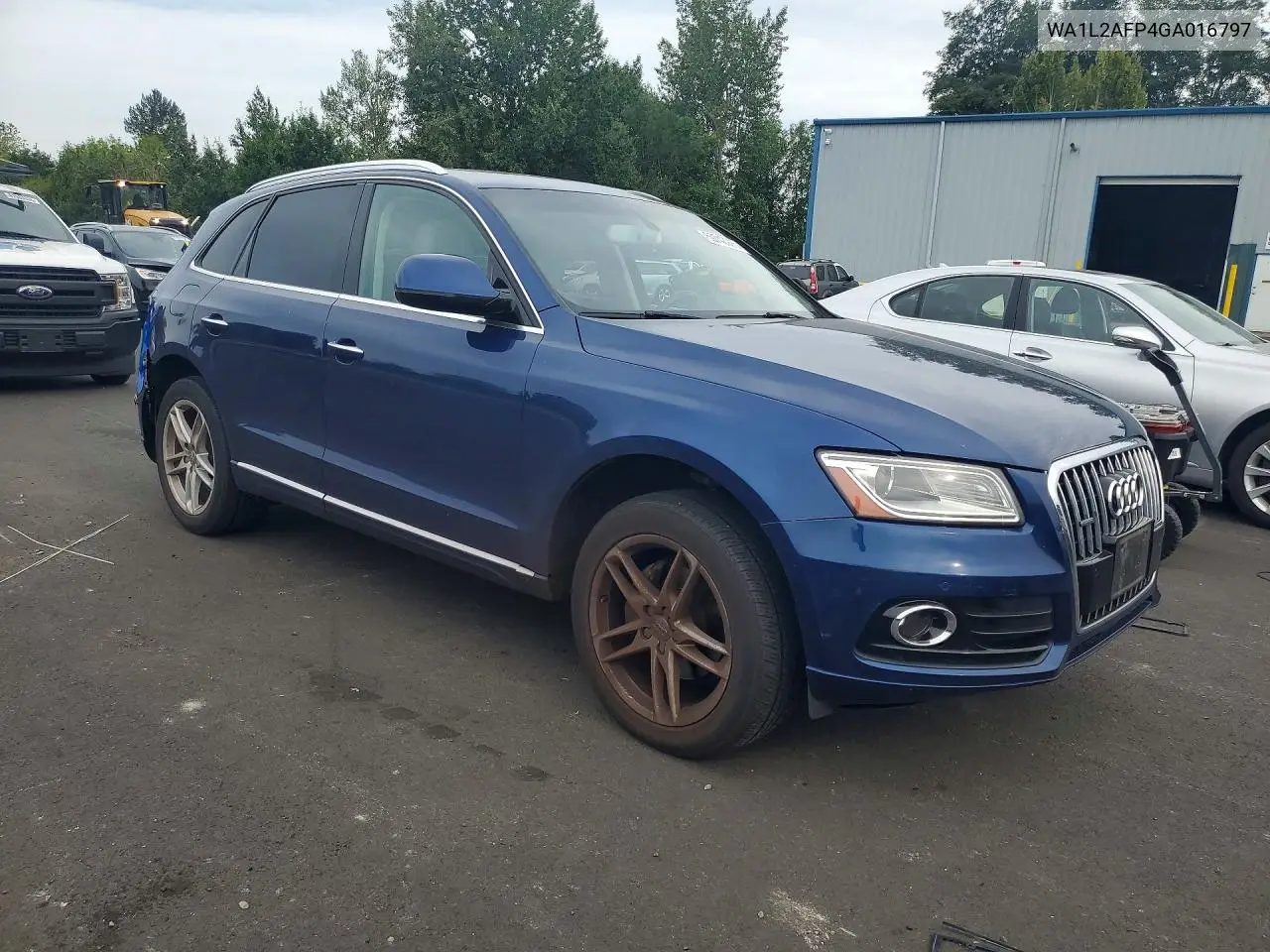 2016 Audi Q5 Premium Plus VIN: WA1L2AFP4GA016797 Lot: 59742996