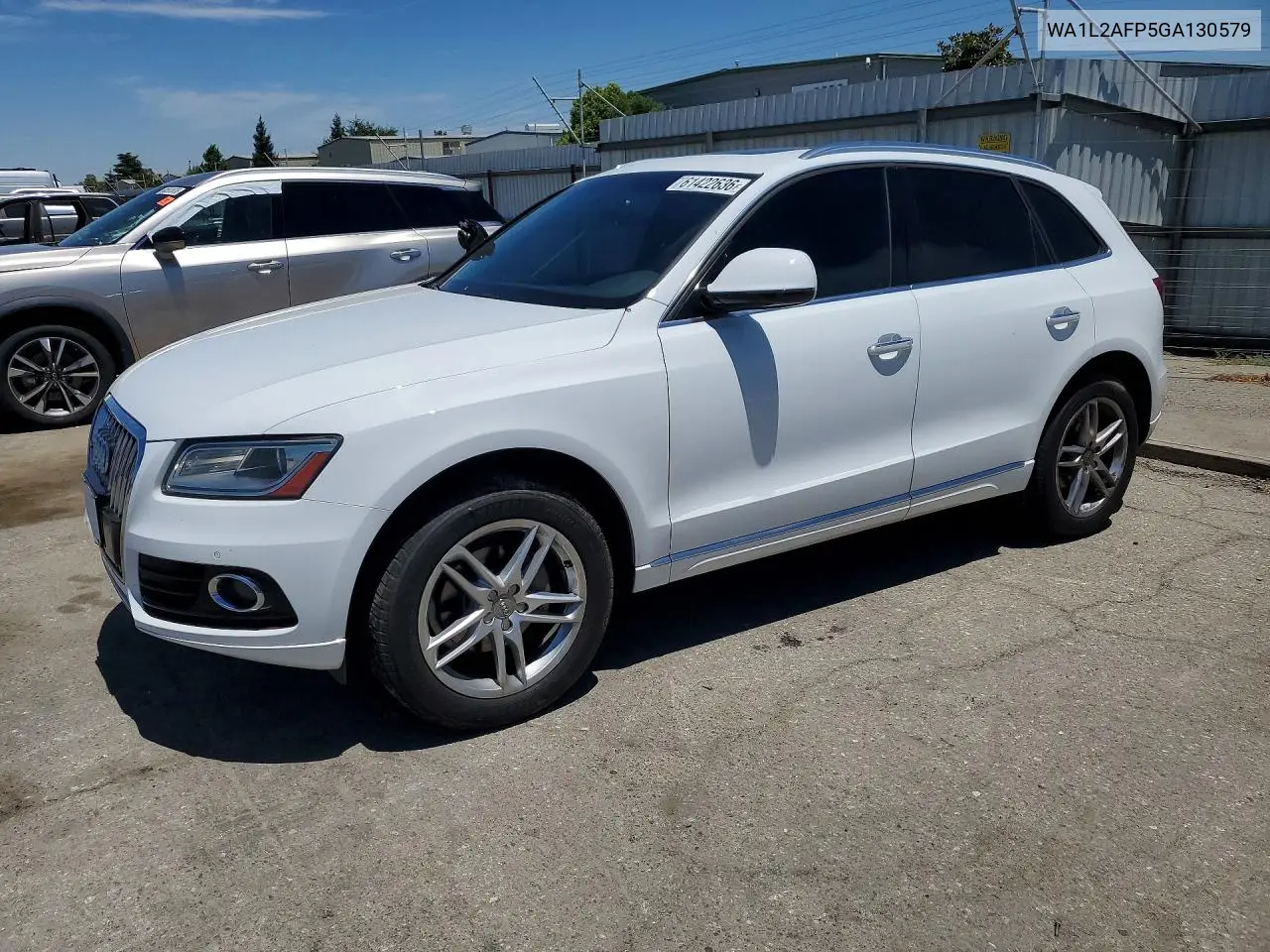 2016 Audi Q5 Premium Plus VIN: WA1L2AFP5GA130579 Lot: 61422636