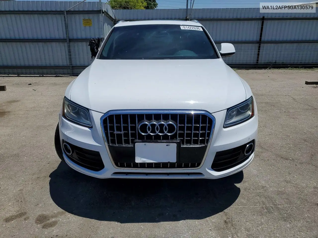 2016 Audi Q5 Premium Plus VIN: WA1L2AFP5GA130579 Lot: 61422636