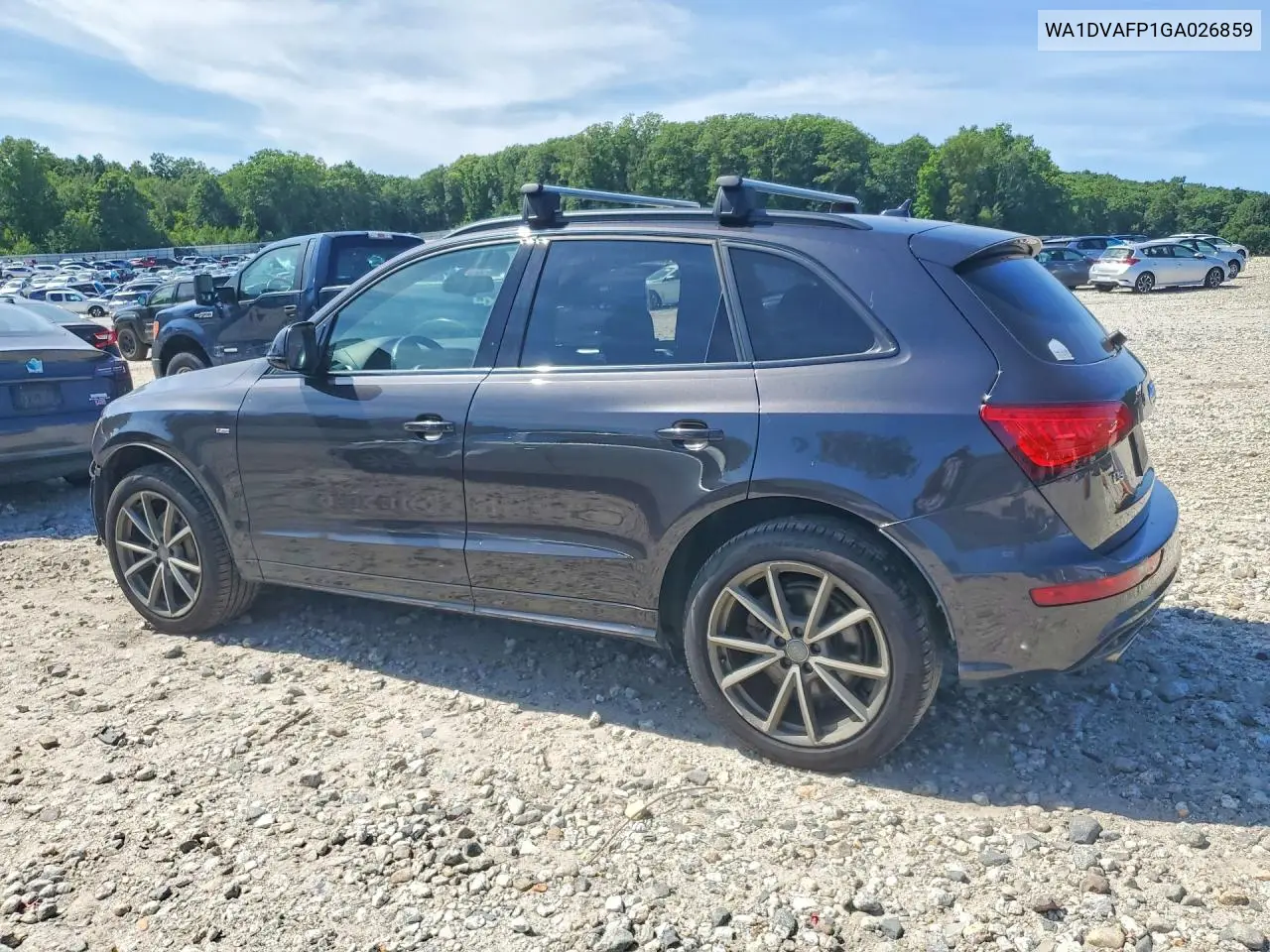 2016 Audi Q5 Tdi Premium Plus S-Line VIN: WA1DVAFP1GA026859 Lot: 61485806