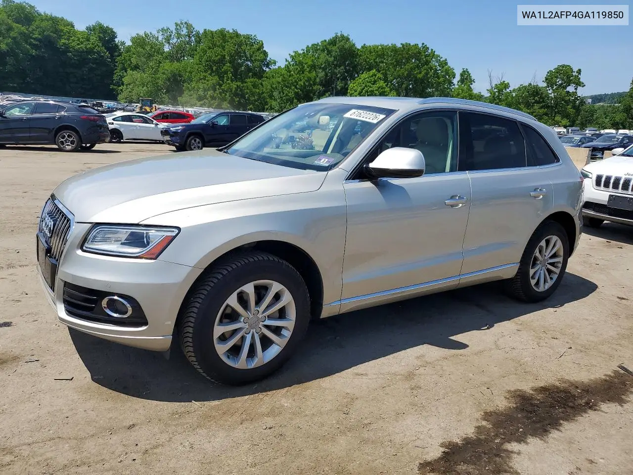 2016 Audi Q5 Premium Plus VIN: WA1L2AFP4GA119850 Lot: 61622226