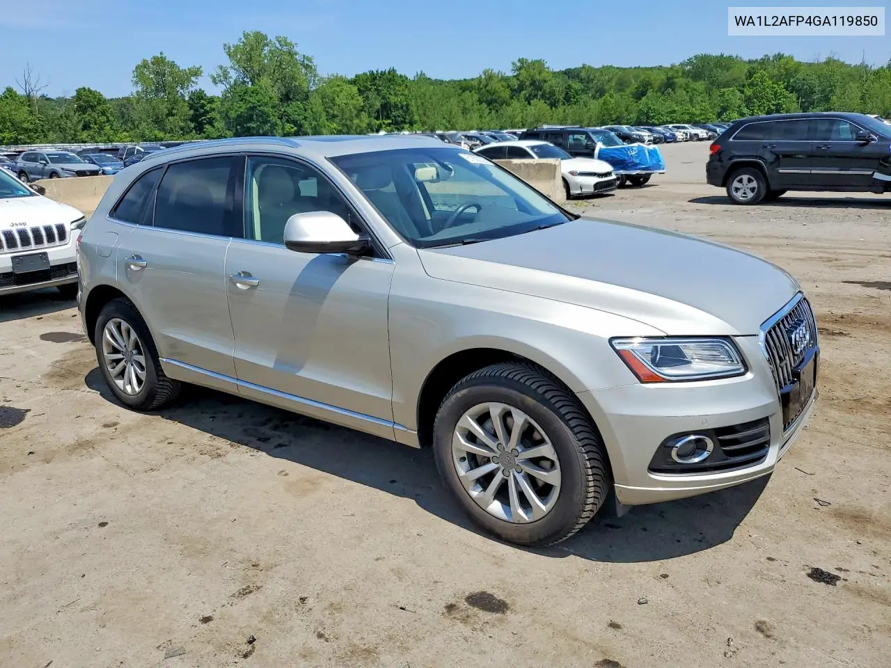 2016 Audi Q5 Premium Plus VIN: WA1L2AFP4GA119850 Lot: 61622226
