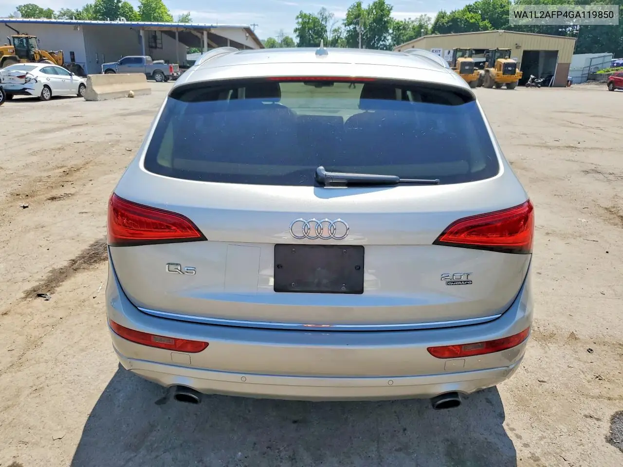 2016 Audi Q5 Premium Plus VIN: WA1L2AFP4GA119850 Lot: 61622226