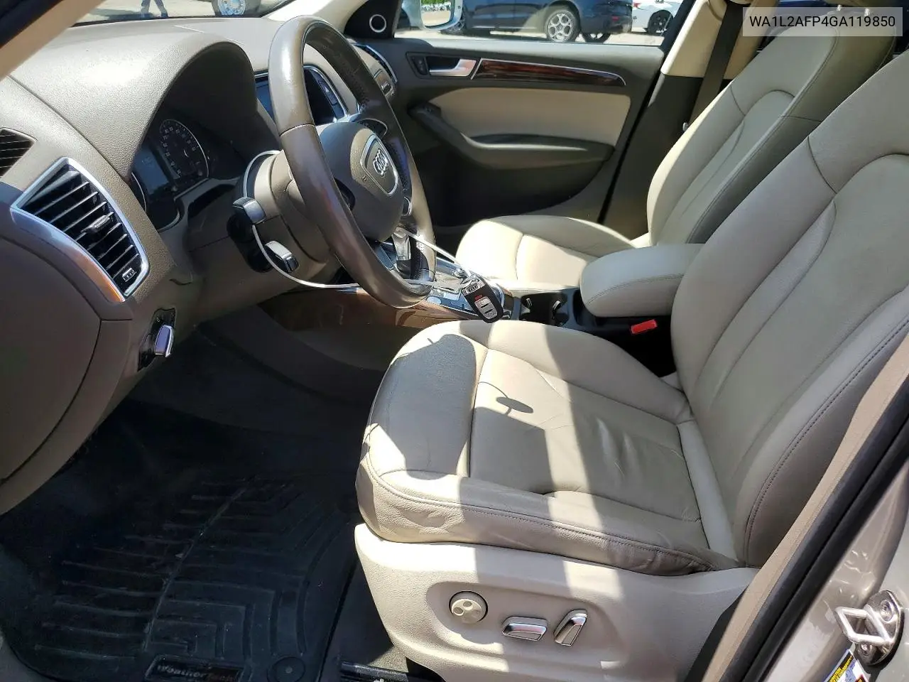 2016 Audi Q5 Premium Plus VIN: WA1L2AFP4GA119850 Lot: 61622226