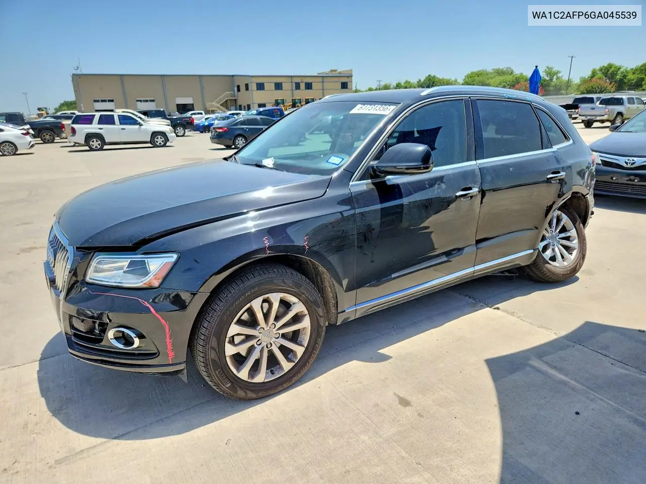 2016 Audi Q5 Premium VIN: WA1C2AFP6GA045539 Lot: 61731356