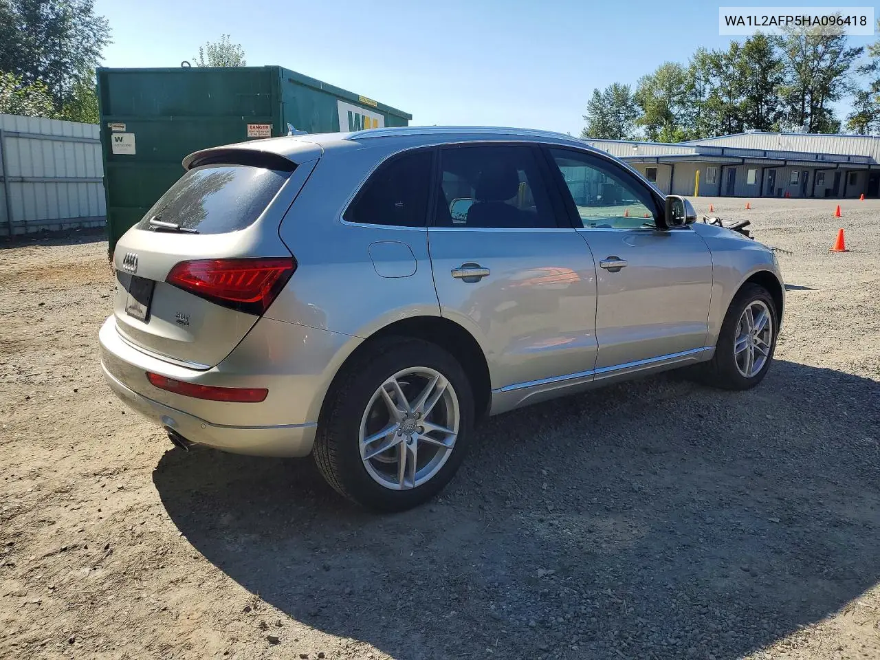 2017 Audi Q5 Premium Plus VIN: WA1L2AFP5HA096418 Lot: 60063316