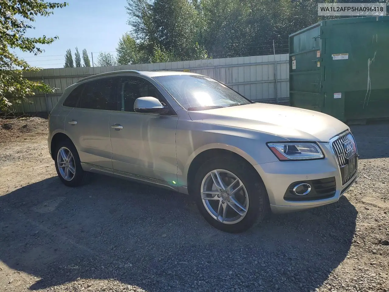 2017 Audi Q5 Premium Plus VIN: WA1L2AFP5HA096418 Lot: 60063316