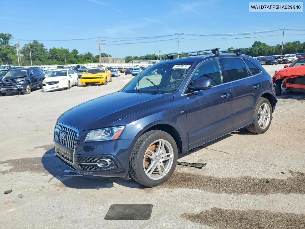 2017 Audi Q5 Premium Plus S-Line VIN: WA1D7AFP5HA029940 Lot: 60694746