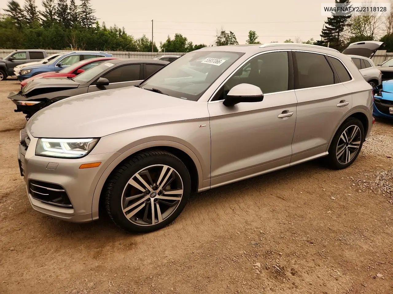 2018 Audi Q5 Technik S-Line VIN: WA1FNAFY2J2118128 Lot: 55937066