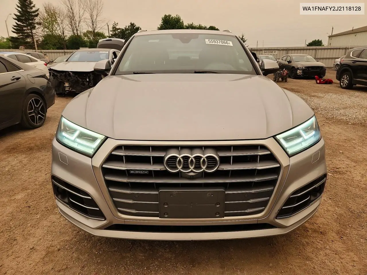 2018 Audi Q5 Technik S-Line VIN: WA1FNAFY2J2118128 Lot: 55937066