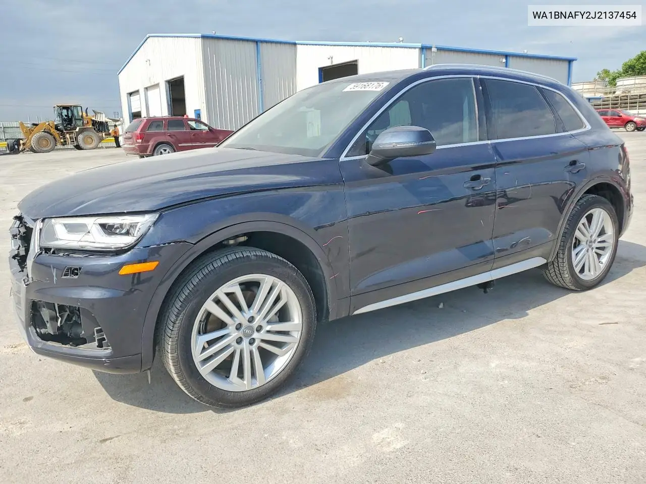 2018 Audi Q5 Premium Plus VIN: WA1BNAFY2J2137454 Lot: 59168176