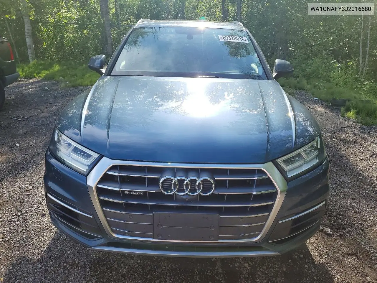 2018 Audi Q5 Prestige VIN: WA1CNAFY3J2016680 Lot: 59320516