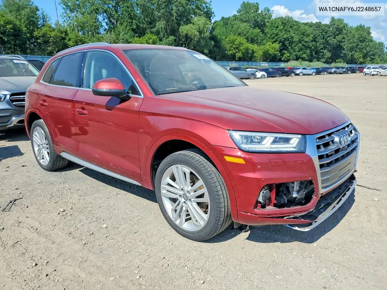 2018 Audi Q5 Prestige VIN: WA1CNAFY6J2248657 Lot: 59850586