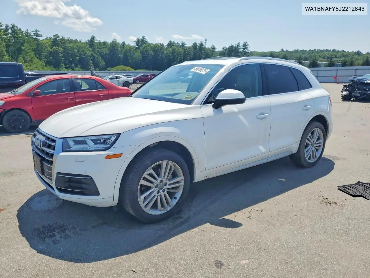2018 Audi Q5 Premium Plus VIN: WA1BNAFY5J2212843 Lot: 60058276