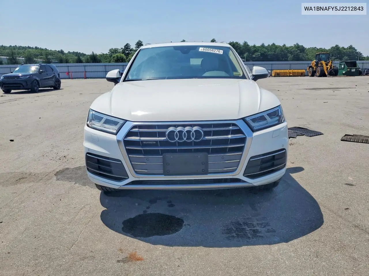 2018 Audi Q5 Premium Plus VIN: WA1BNAFY5J2212843 Lot: 60058276