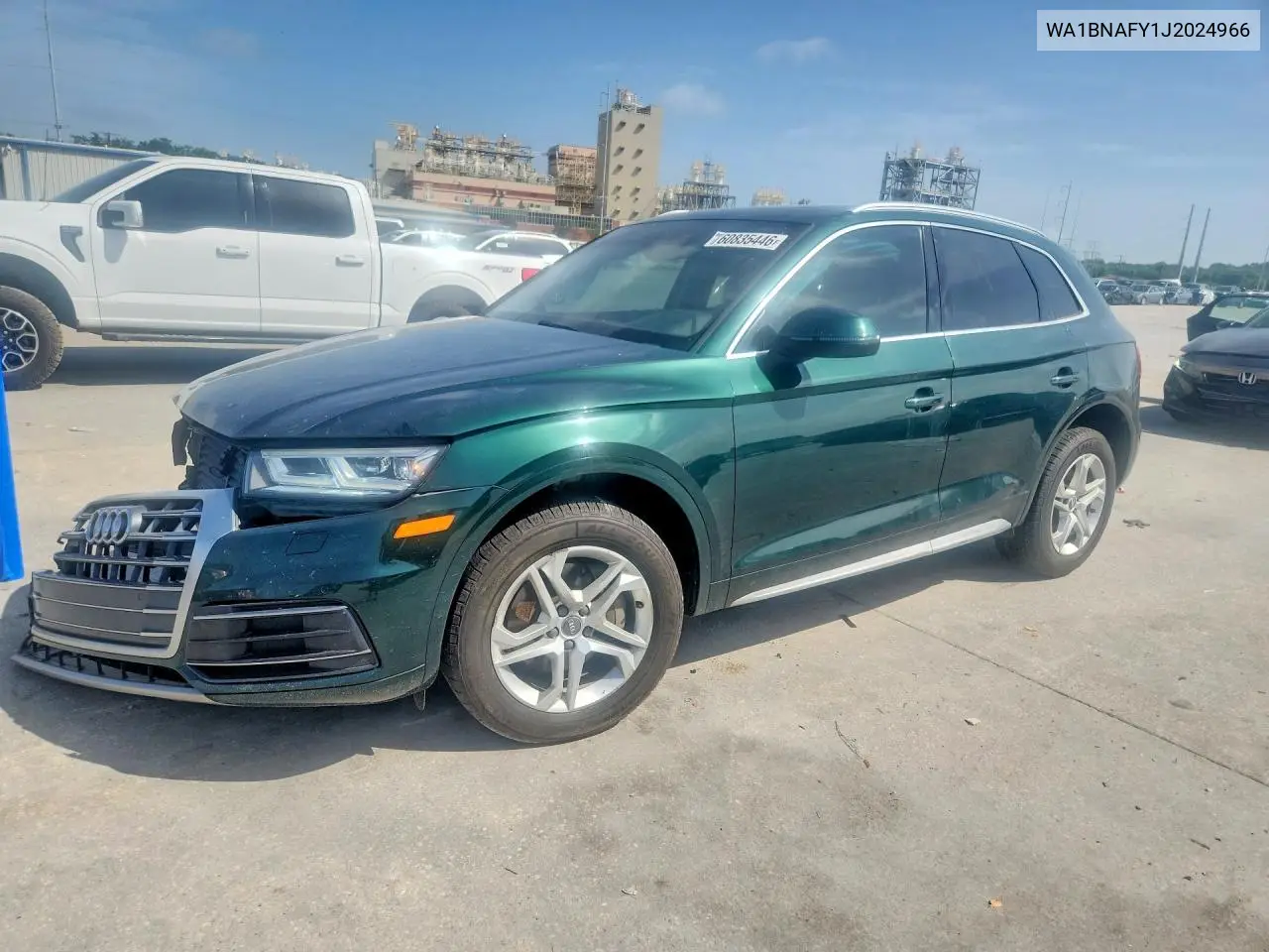 2018 Audi Q5 Premium Plus VIN: WA1BNAFY1J2024966 Lot: 60835446