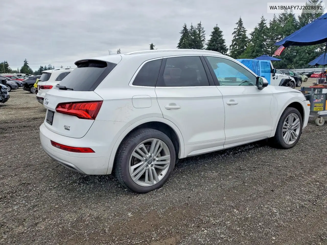 2018 Audi Q5 Premium Plus VIN: WA1BNAFY7J2028892 Lot: 60923196