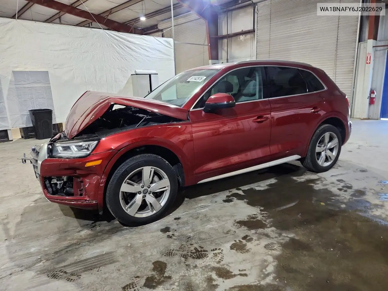 2018 Audi Q5 Premium Plus VIN: WA1BNAFY6J2022629 Lot: 61142976
