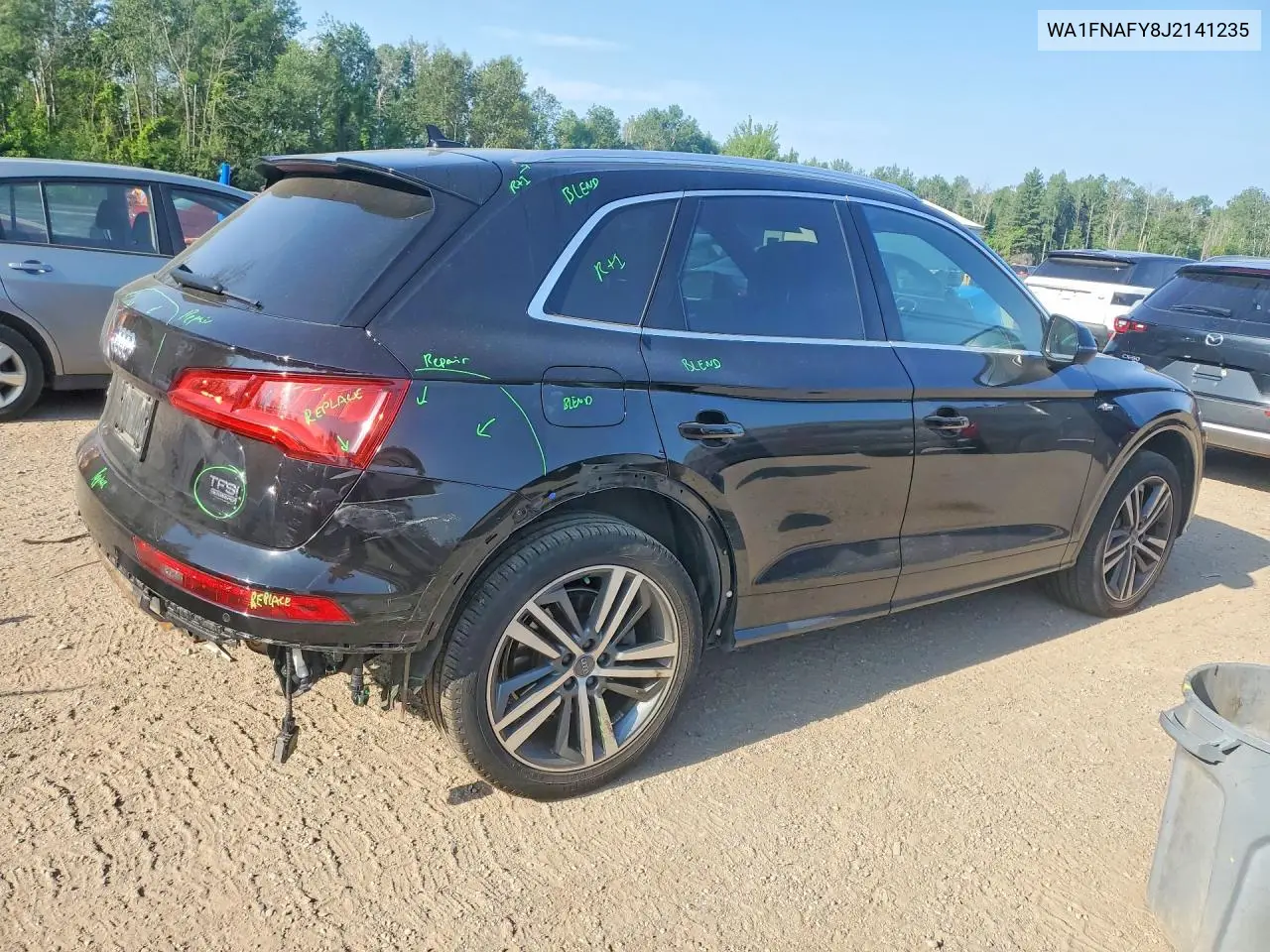 2018 Audi Q5 Technik S-Line VIN: WA1FNAFY8J2141235 Lot: 61228056