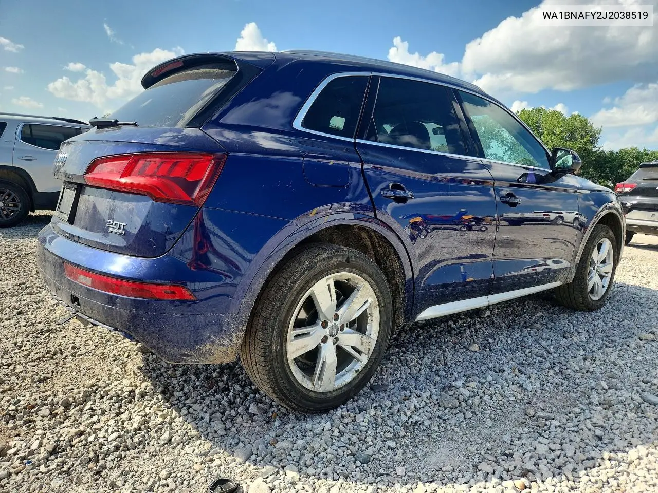 2018 Audi Q5 Premium Plus VIN: WA1BNAFY2J2038519 Lot: 61628066