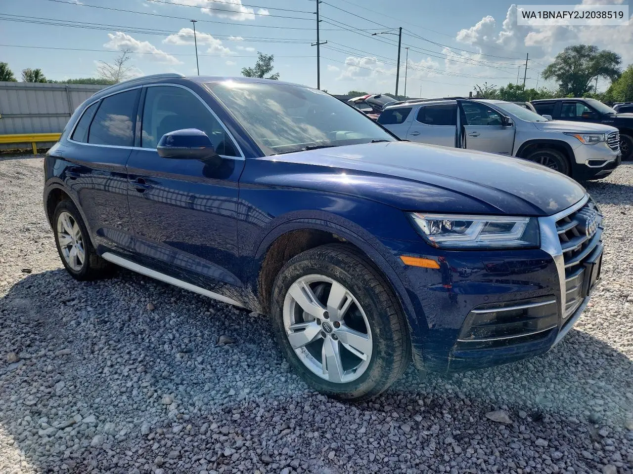 2018 Audi Q5 Premium Plus VIN: WA1BNAFY2J2038519 Lot: 61628066
